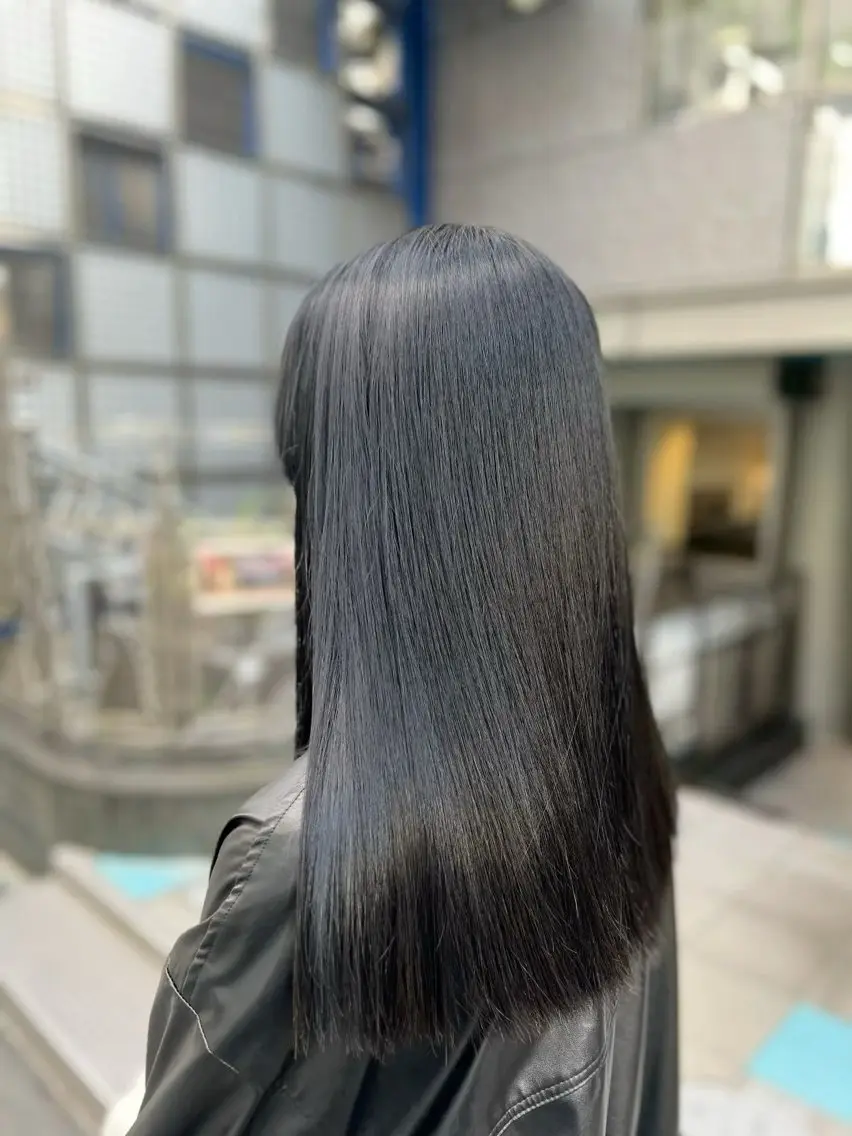 ロング カラー ヘアカラー トリートメント eco/透明感/ 髪質改善/堀江のヘアスタイル