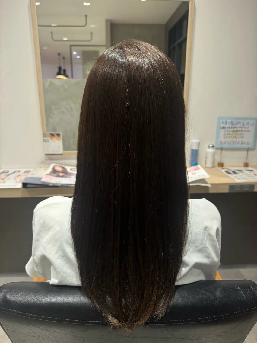 ロング カラー 池永 陽音のヘアスタイル