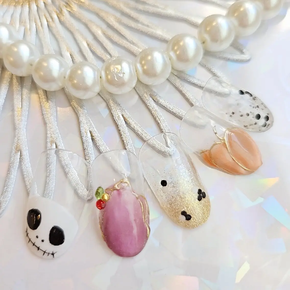 ネイル 手描きアート&推し活 🌟Wisteriaのネイルデザイン