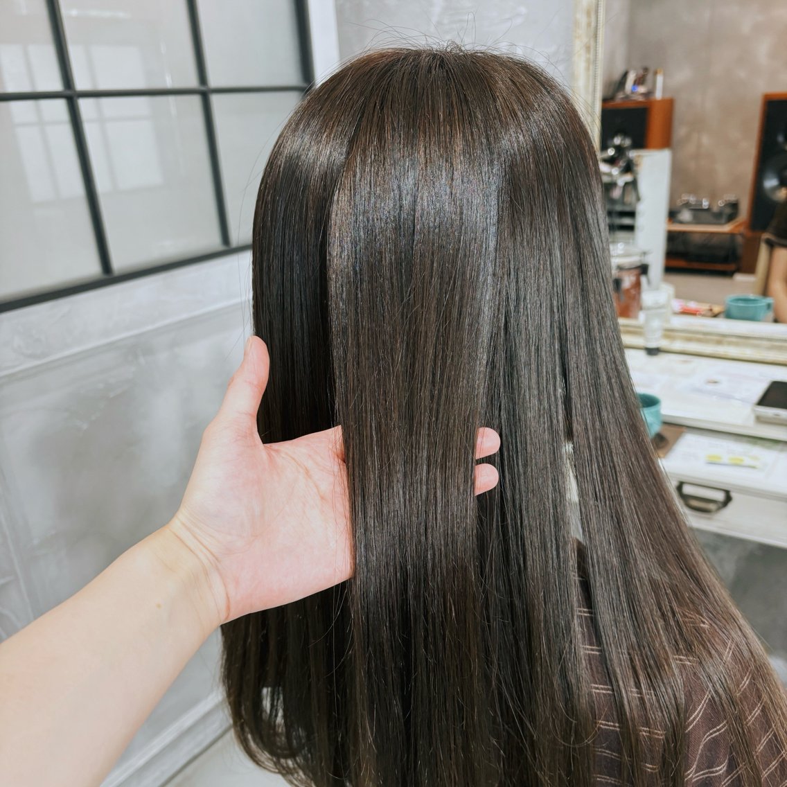 ブリーチなしワンカラー+ヘッドスパ30分の写真