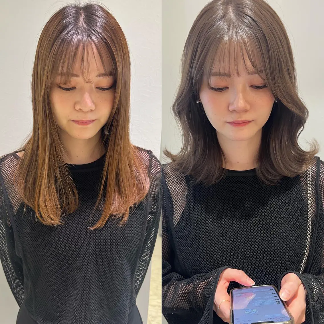 ミディアム 韓国モテhair🍑 momoのヘアスタイル
