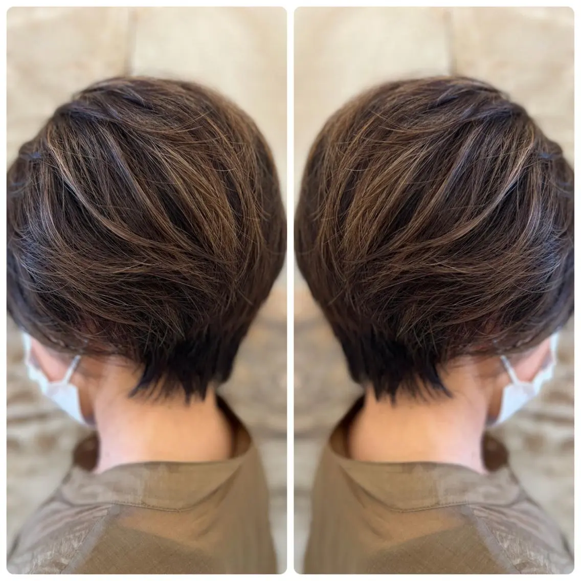 ショート カラー ハイライトカラー ハイライト ヘアカラー トリートメント 小山内 龍一郎 店長のヘアスタイル