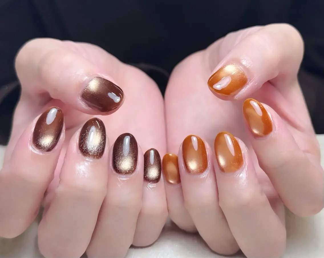 ネイル アートネイル 長さ出し フレンチネイル ジェルネイル ガーリー ハンドネイル 中野駅から2分 MEO NAILのネイルデザイン