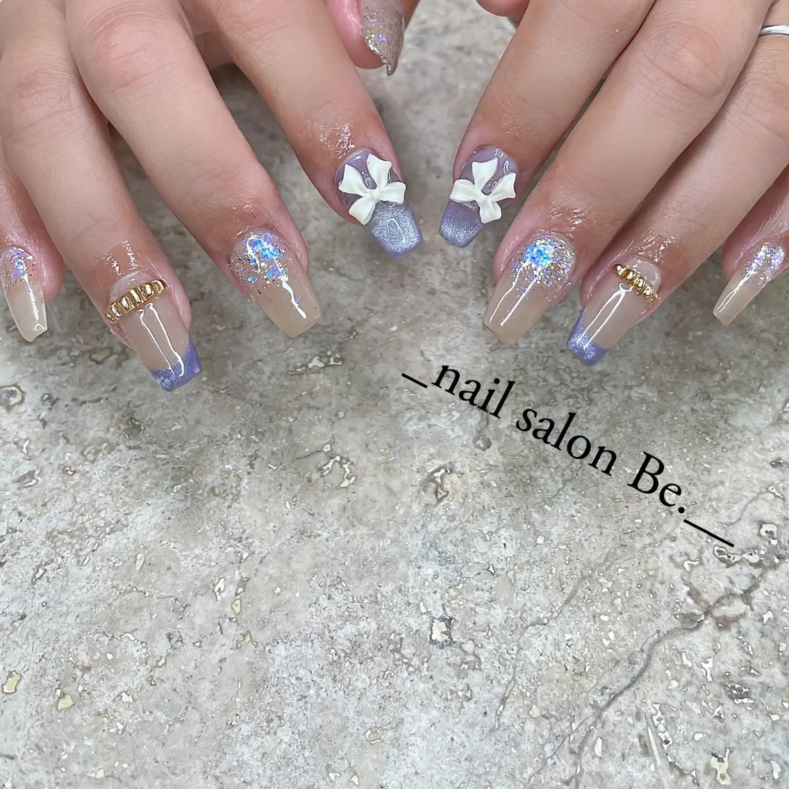 ネイル スカルプネイル nail salon Be.のネイルデザイン