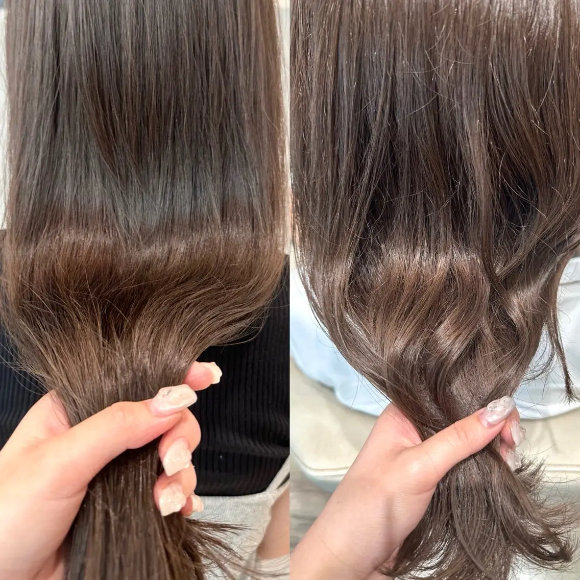 カラー ブリーチ 透明感カラー ブリーチなしカラー K-two谷町❄️ hinaのヘアスタイル