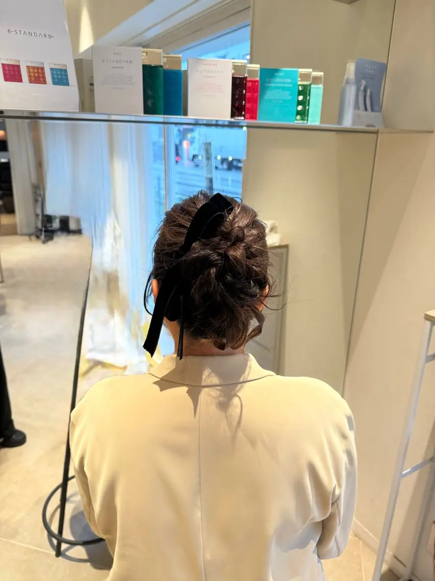 ヘアアレンジ ヘアセット rio ୨୧のヘアスタイル