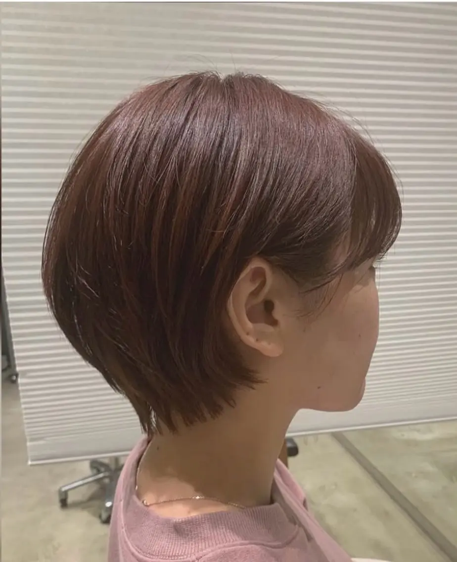 ショート カラー ショートヘア 加藤 優紗のヘアスタイル