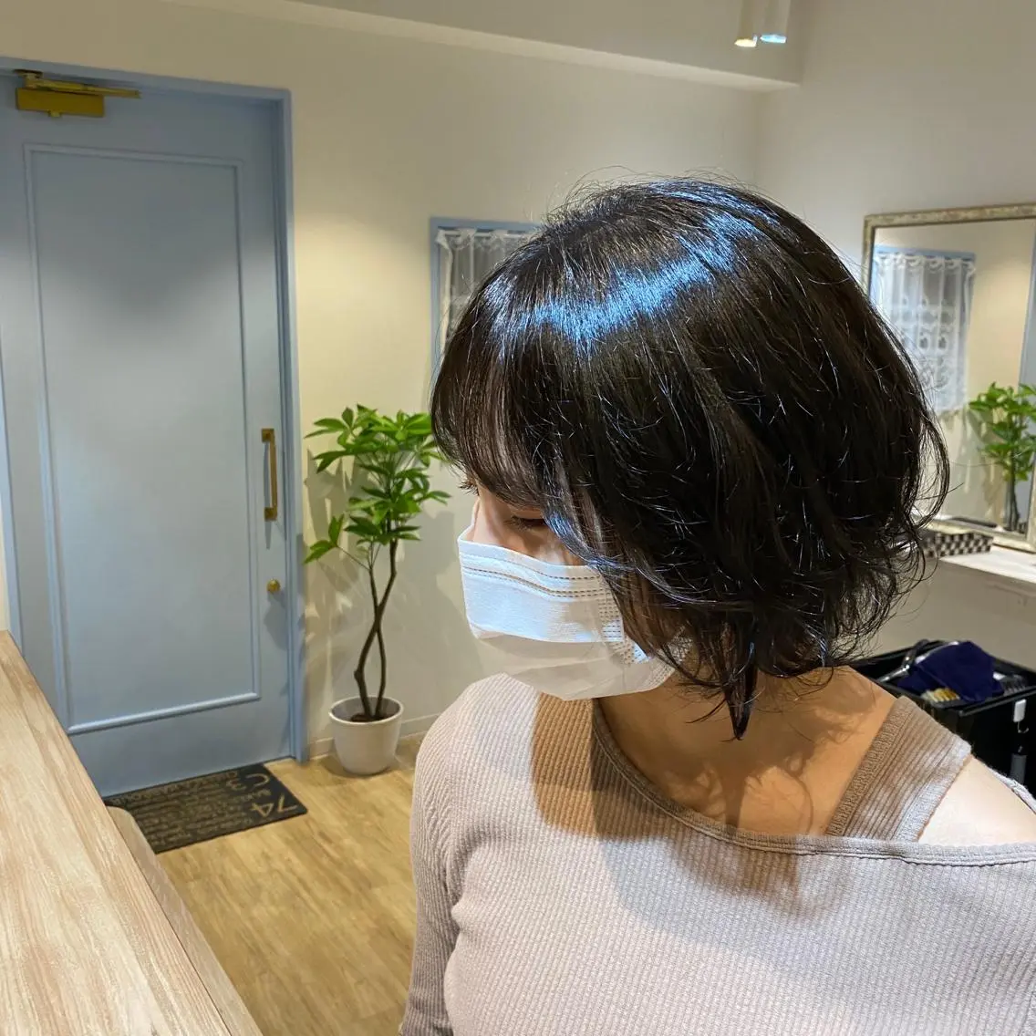 カラー 透明感カラー グレージュ 笹木 琴乃のヘアスタイル