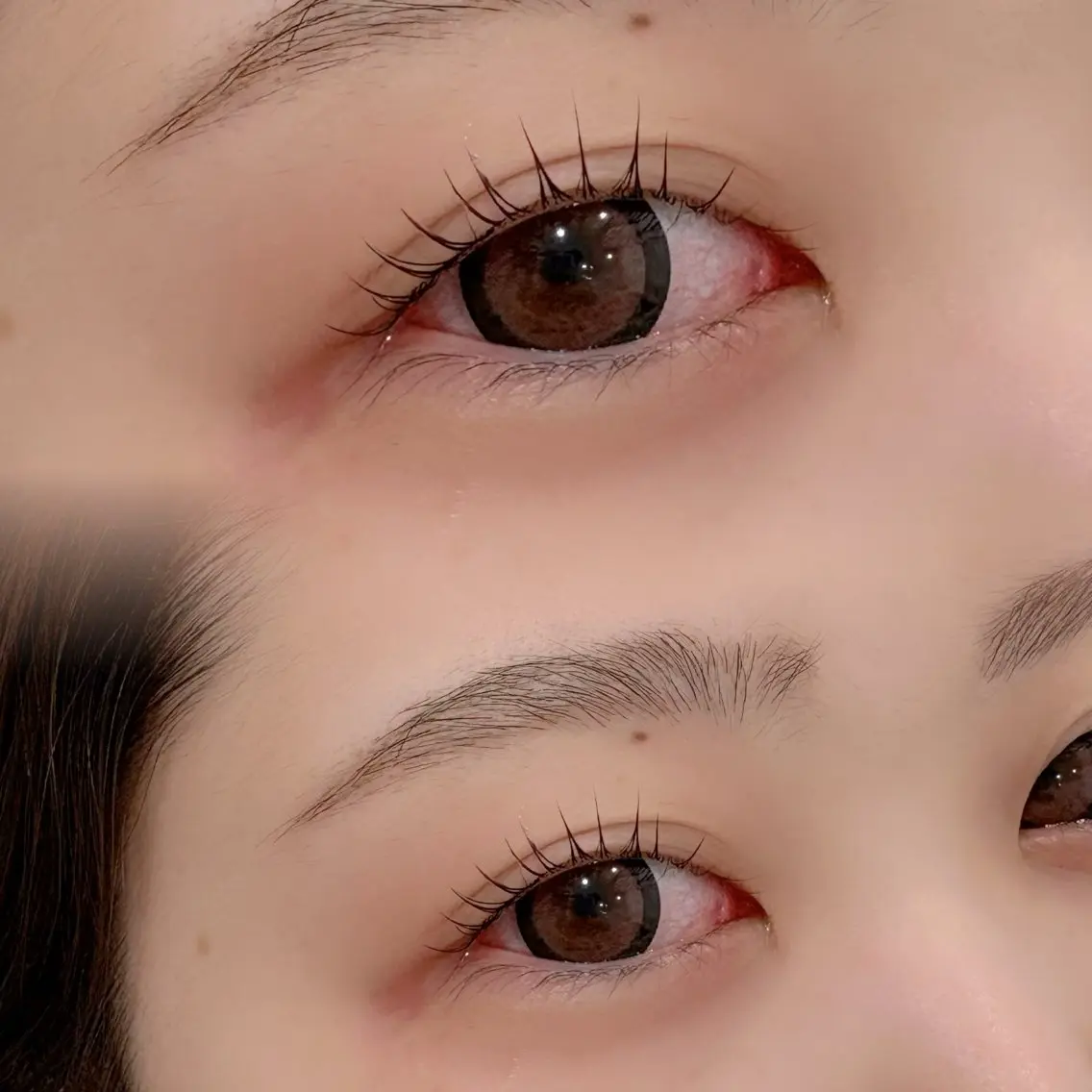 似合わせまつげパーマ(上)の写真
