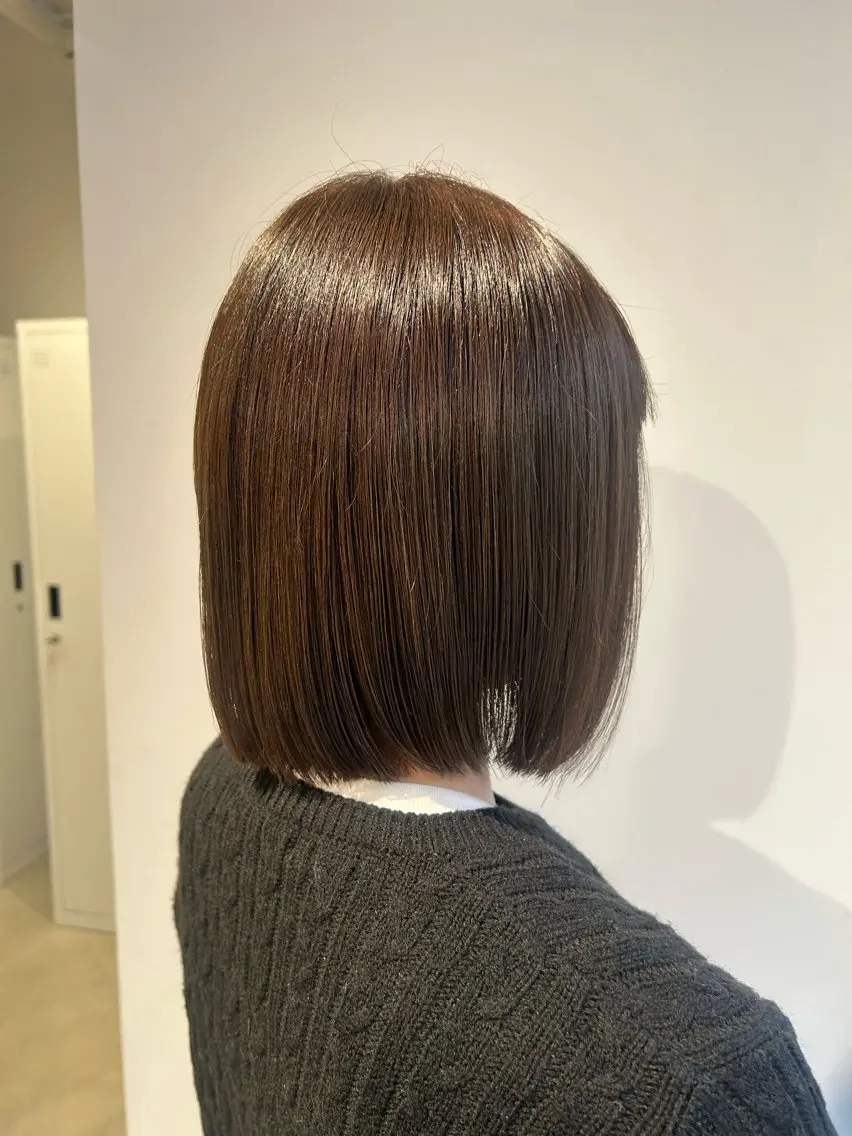 ミディアム 園田 朱理のヘアスタイル