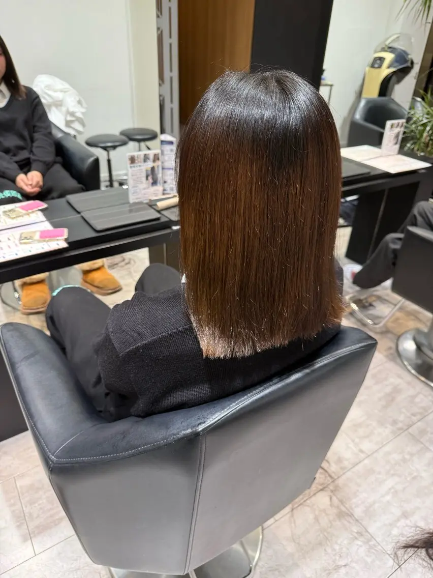 ミディアム 松野 あゆのヘアスタイル