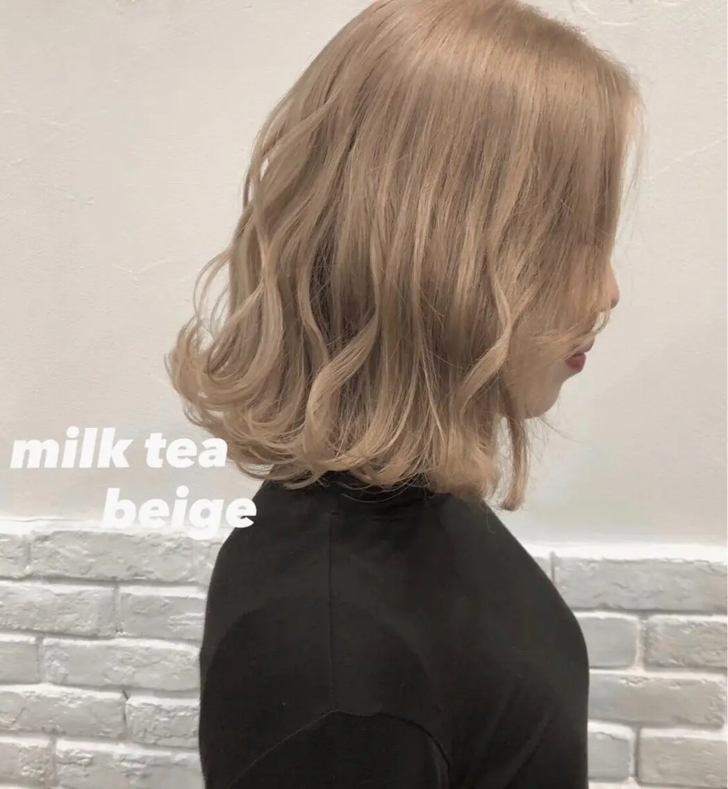 ミディアム カラー ブリーチ メンズ似合わせ🪞 kotoriのヘアスタイル