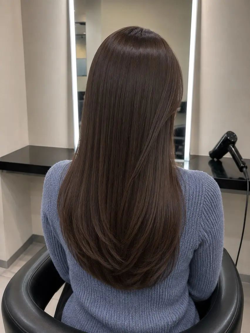 ミディアム カラー ブラウンカラー トリートメント 🌈ウルトワ水素 髪質改善naru🌈のヘアスタイル
