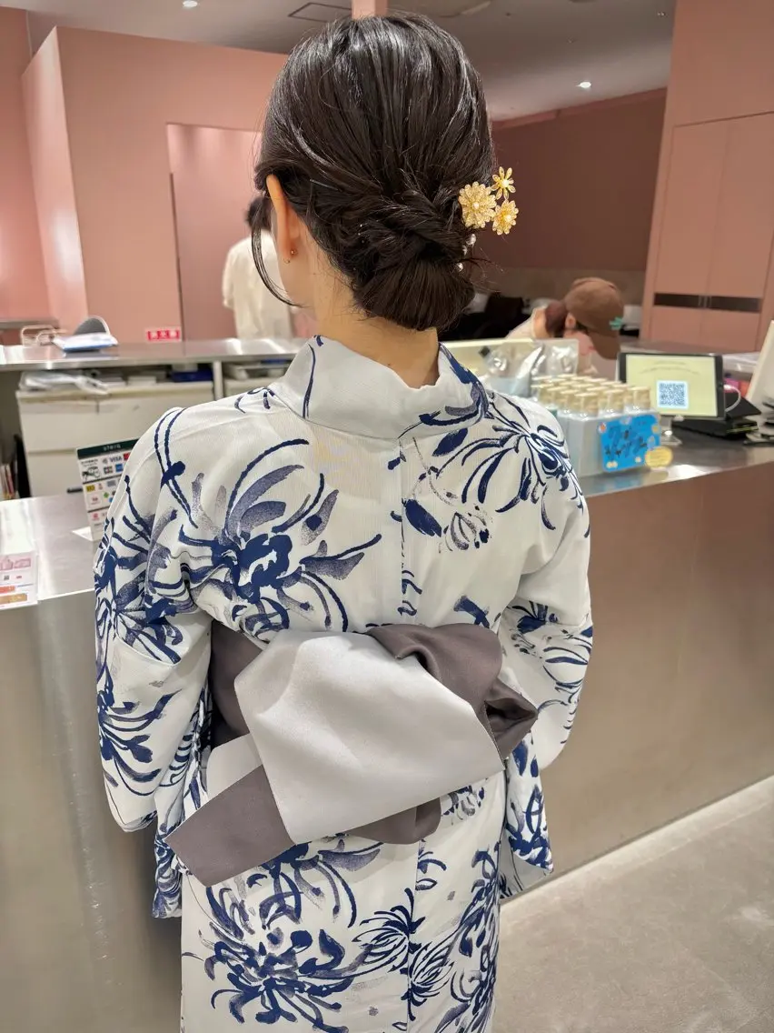 ヘアアレンジ 着付け ダブルカラー🦖 /髪質改善⚡️しおりのヘアスタイル