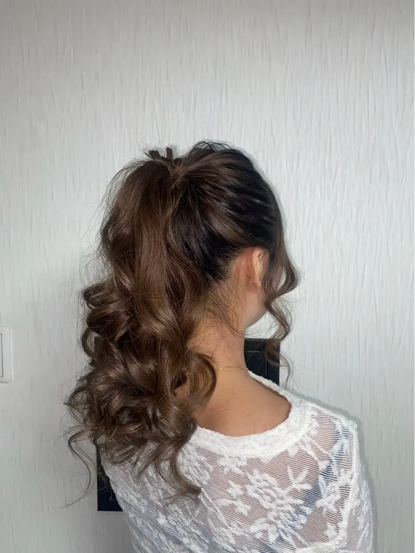 ロング ヘアセット ベルグロー🧡 心斎橋スタッフ🦋のヘアスタイル