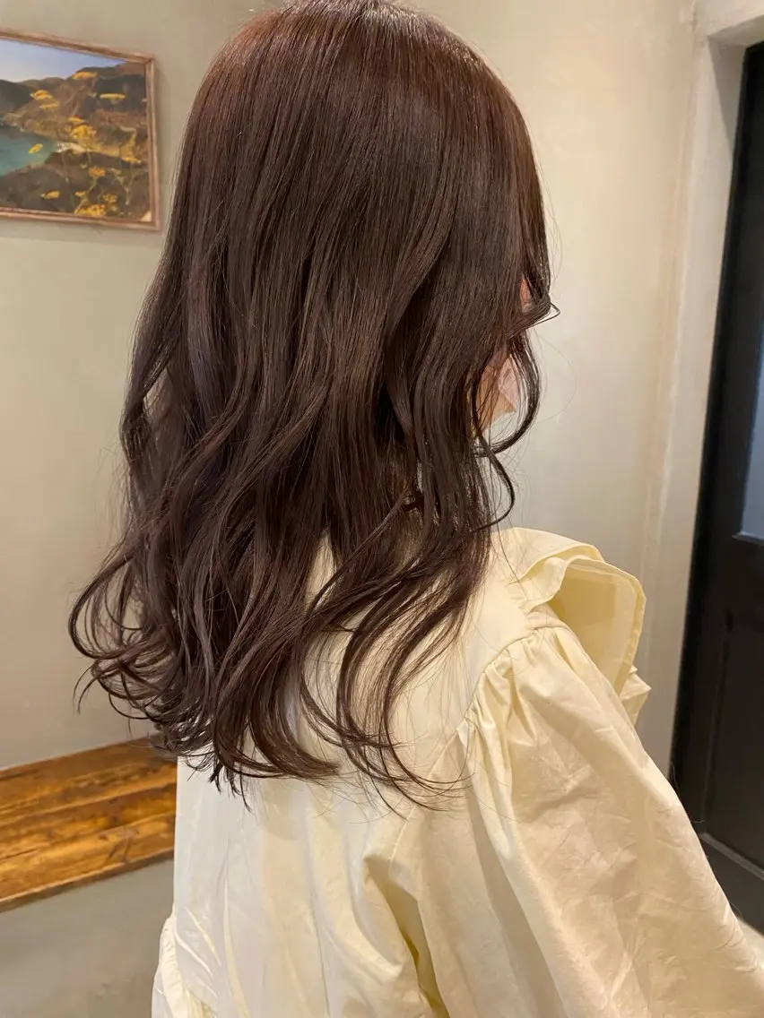 セミロング カット ヘアカラー トリートメント 新宿/顔周りカット +レイヤー=しずく♩のヘアスタイル