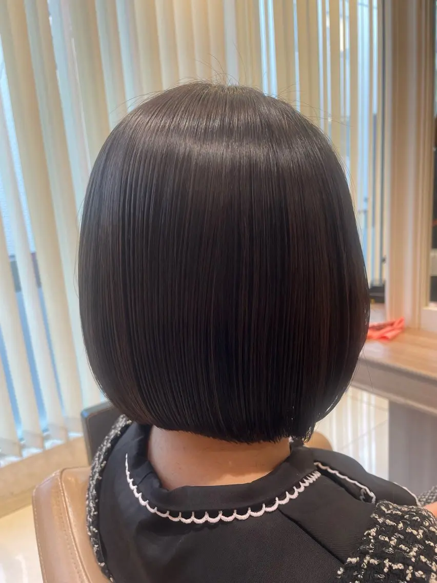 ショート パーマ カット 縮毛矯正 トリートメント 韓国ヘアメイク🎀/ 縮毛矯正✨山本媛香のヘアスタイル