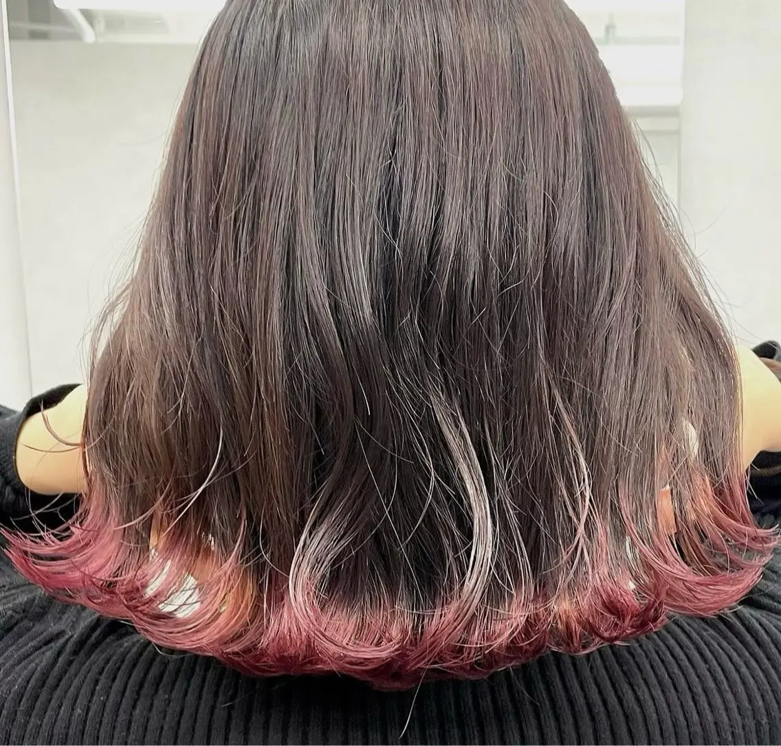セミロング カラー カット特化⭐️ カラーリストyutoのヘアスタイル