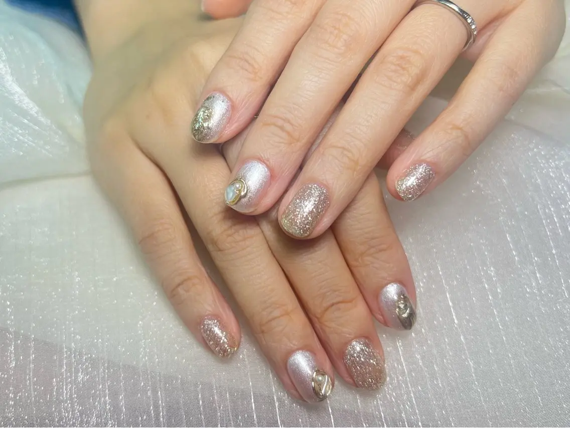ネイル フレンチネイル ジェルネイル 持ち込み オフィスネイル ワンカラーネイル ハンドネイル ハンドケア PIPPY NAILSのネイルデザイン