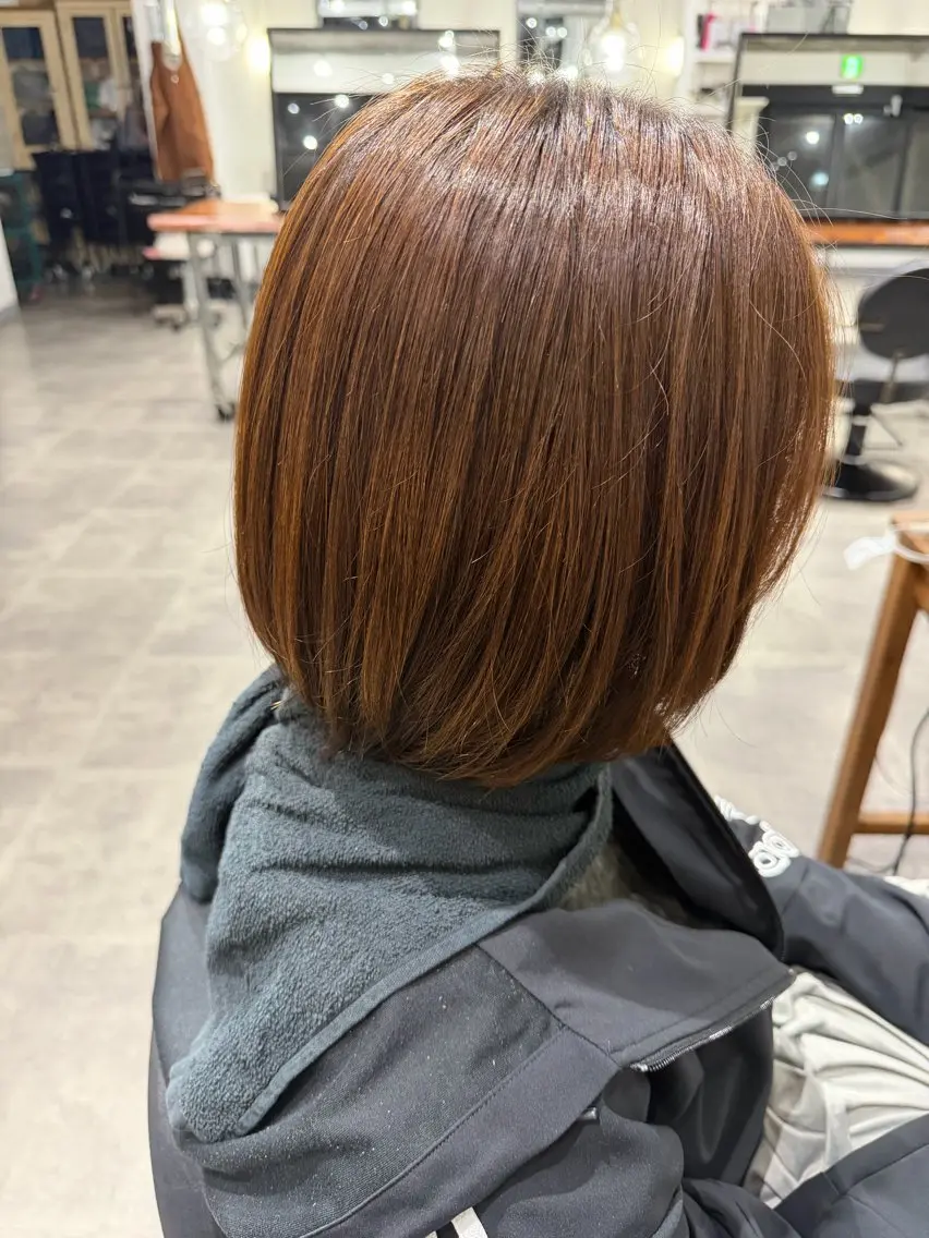 パーマ ストレートパーマ 🩵HOLLY🩵 ブリーチ🩵カレンのヘアスタイル