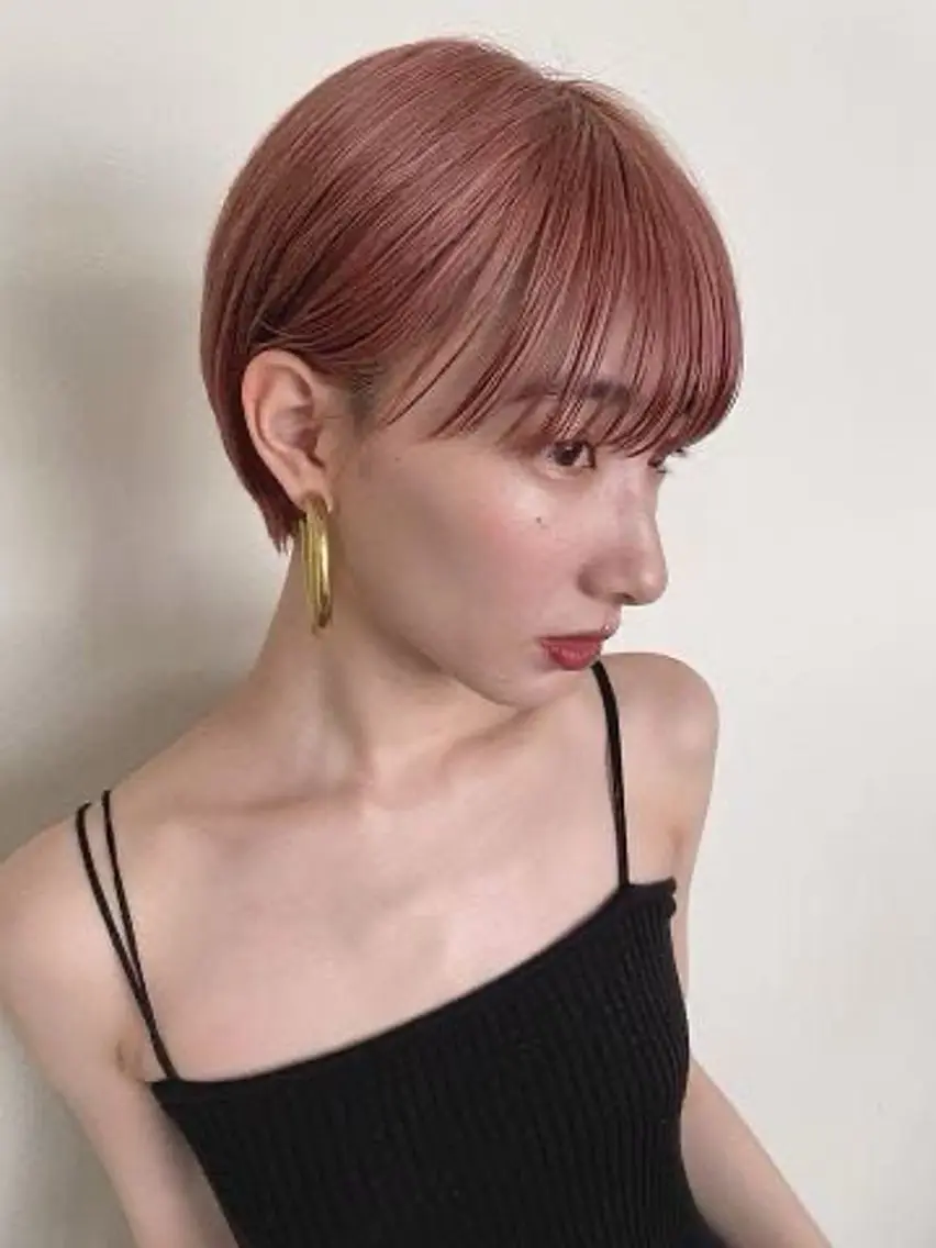 ショート 丸みショート ショートヘア ひかり HAZELのヘアスタイル