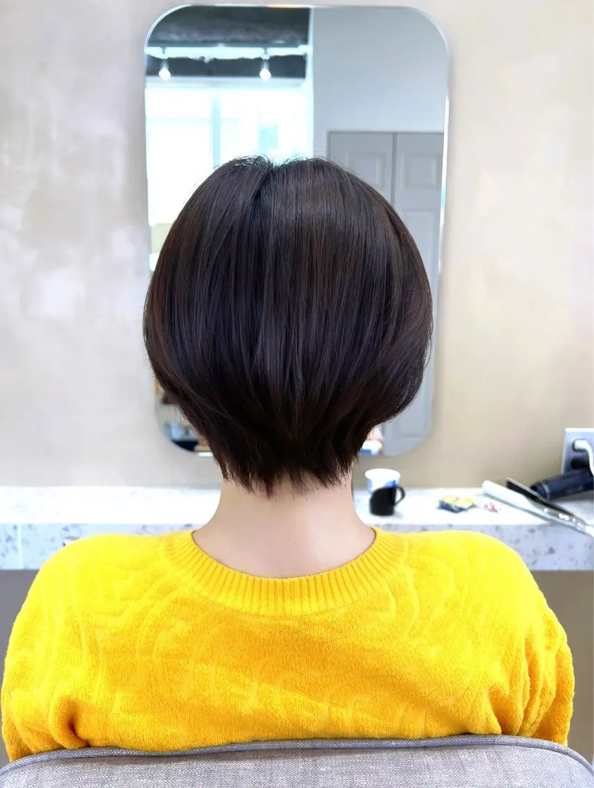 ショート カラー ヘアアレンジ ✨艶髪✨ 吉田誠のヘアスタイル