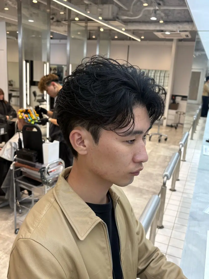 パーマ メンズ カット パーマ fifth 武正 琉生のヘアスタイル