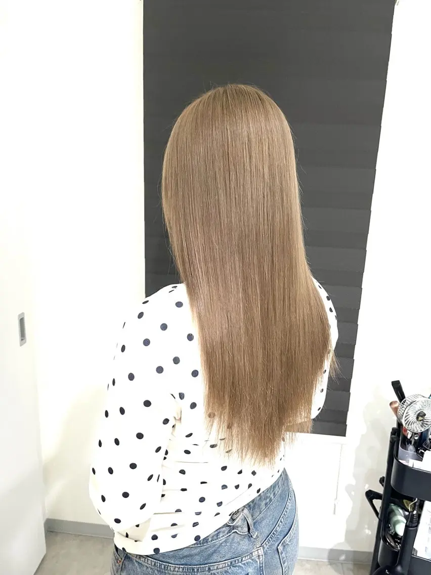 【女性限定】✨ダブルカラー(ブリーチカラー)＋トリートメント✨(全頭、インナー、グラデーション等)の写真