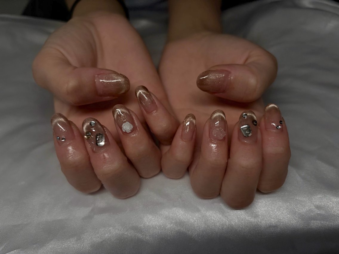 ネイル ハンドネイル 。*✧⛓️ mayu⛓️✧︎*。のネイルデザイン