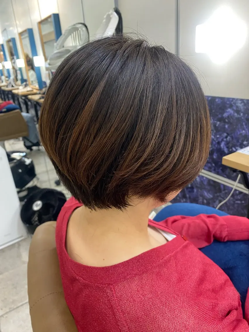 ショート ショートボブ ボブ ショートヘア 💎長谷川 優羽💎のヘアスタイル