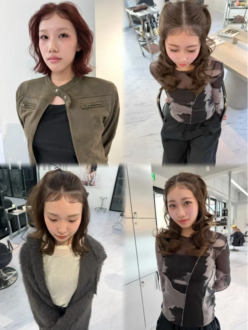 ロング カラー パーマ ヘアアレンジ ベージュカラー ブリーチ ケアブリーチ デザインカラー ダブルカラー カット ヘアカラー パーマ トリートメント TATSUブリーチ/ ミルクティーベージュのヘアスタイル