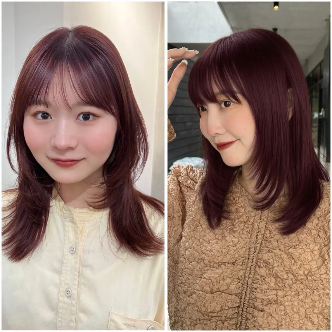 ミディアム 暖色/柔らかヘア 🩰ayano♡のヘアスタイル