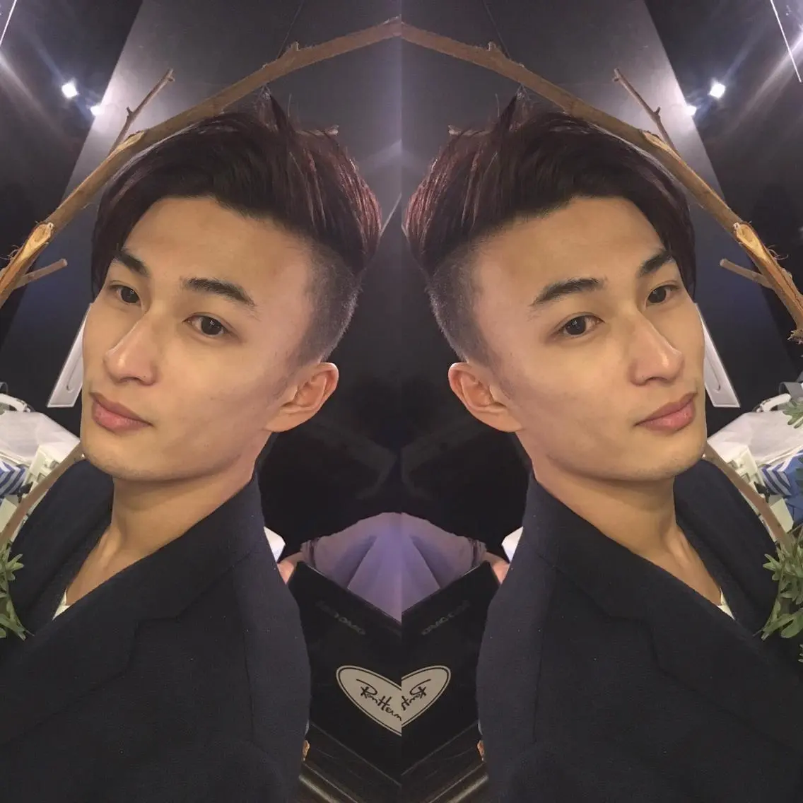 ショート カラー メンズ カット ヘアカラー トリートメント 吉本 yoshimotoのヘアスタイル