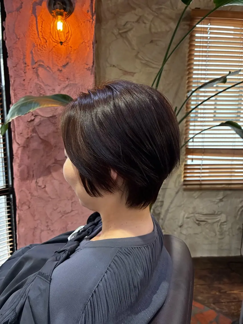 ショート カラー 大人ショートボブ専門 /増田英二のヘアスタイル
