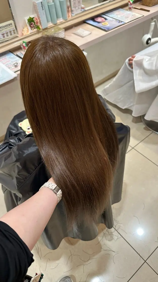 ロング ヘアカラー エクステ ⦅羽エクステ⦆ スズキのヘアスタイル