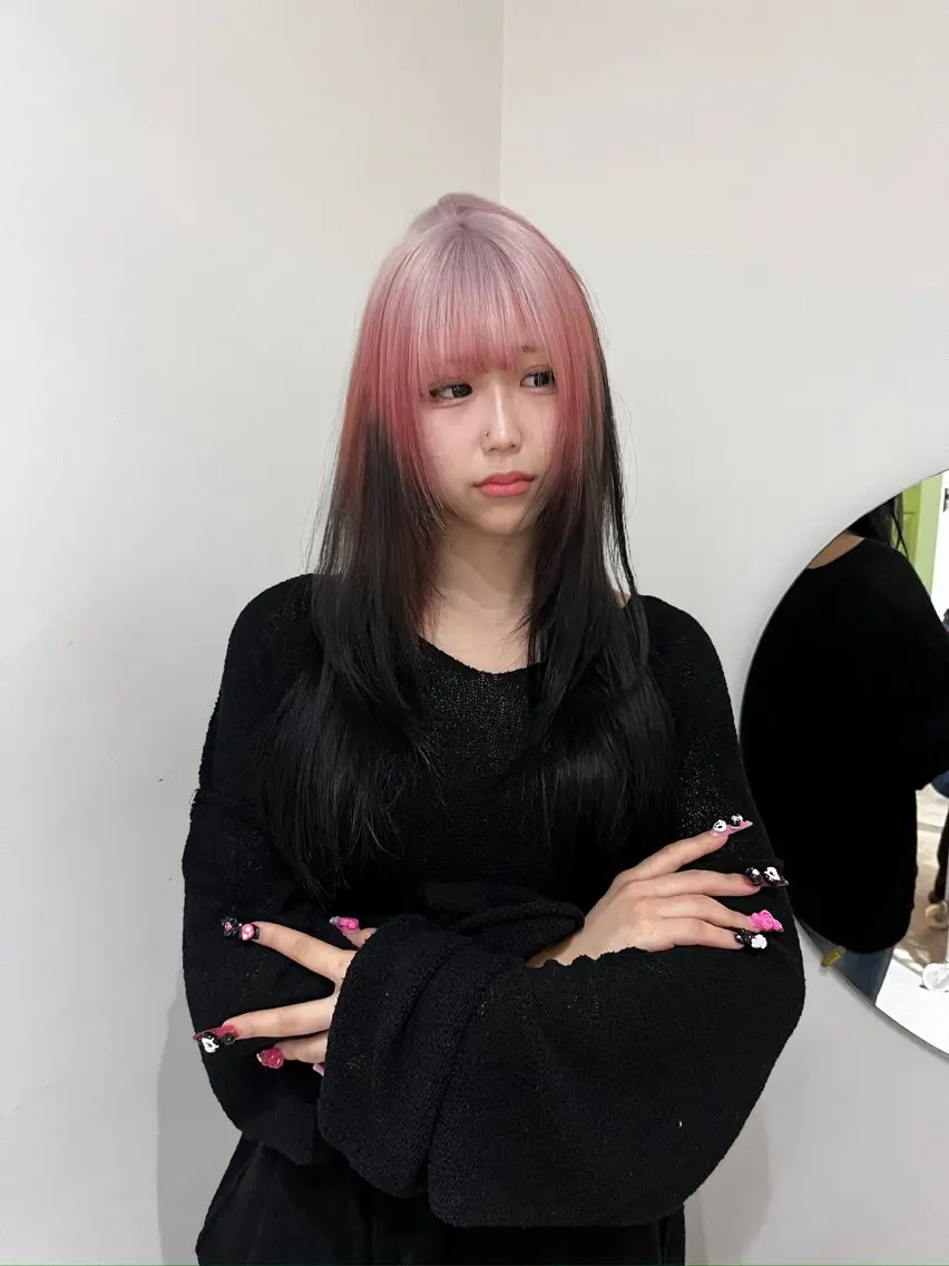 ロング カラー ブリーチ ケアブリーチ ハイトーンカラー TOTA 唯一無二カラーのヘアスタイル