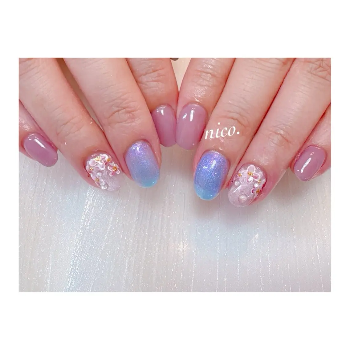 ネイル ハンドネイル フットネイル nailsalon nico.のネイルデザイン