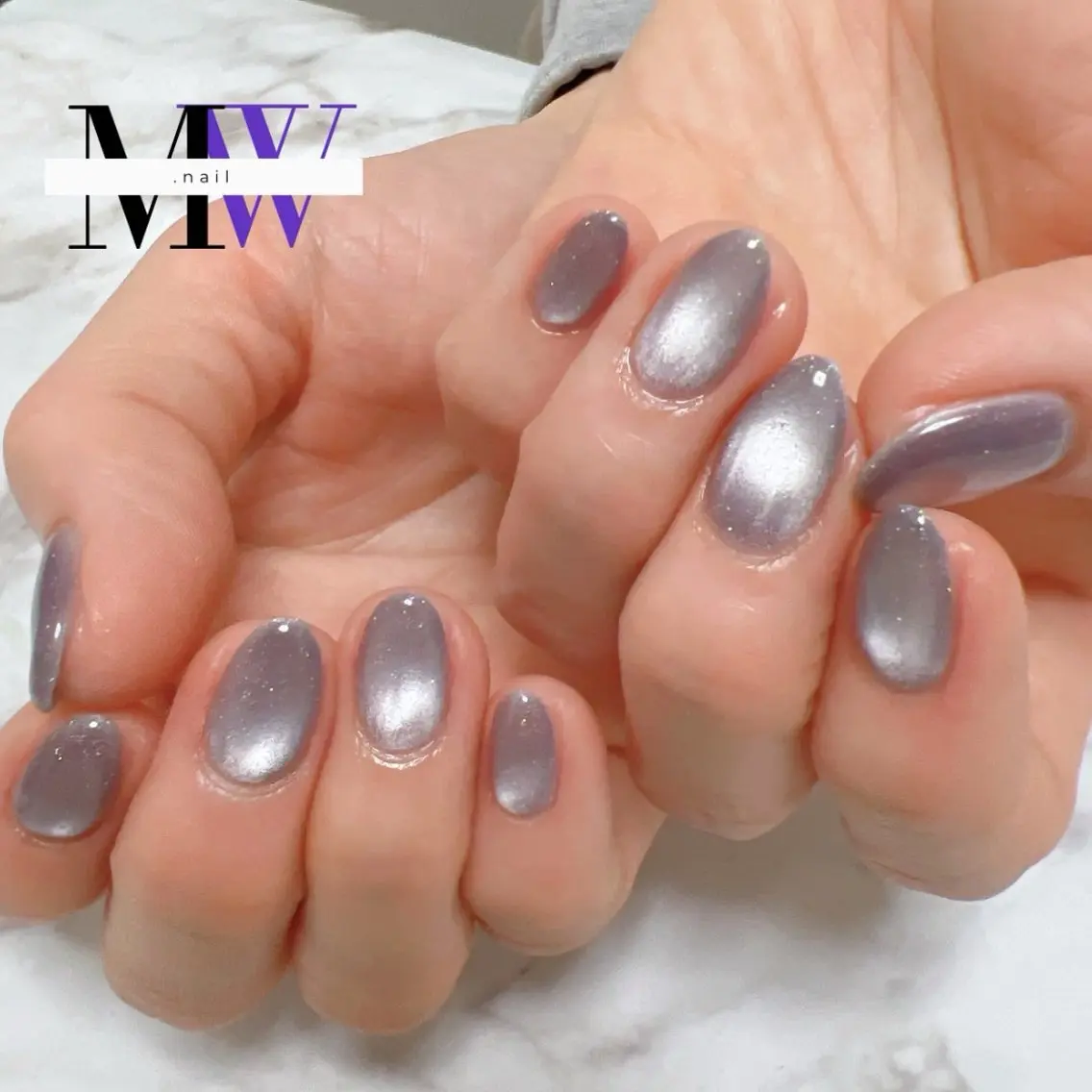 ネイル マグネットネイル ハンドネイル MW .nailのネイルデザイン