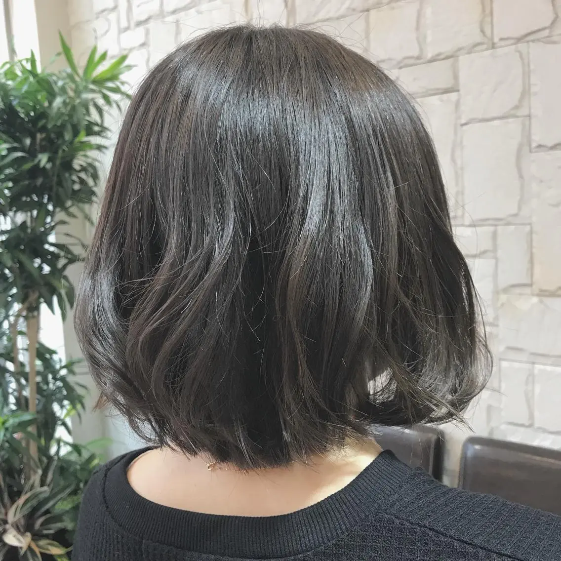 ミディアム カラー 🥛洒落髪小顔cut なら龍崎🥛のヘアスタイル