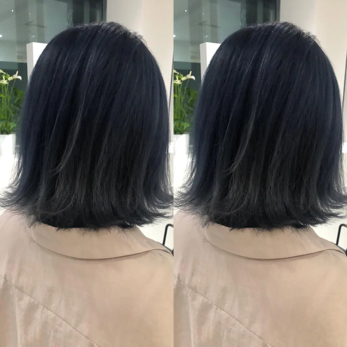 ショート カラー ブルーカラー シルバー カット ヘアカラー トリートメント JILBLAN京都 ショート/ハイライトのヘアスタイル