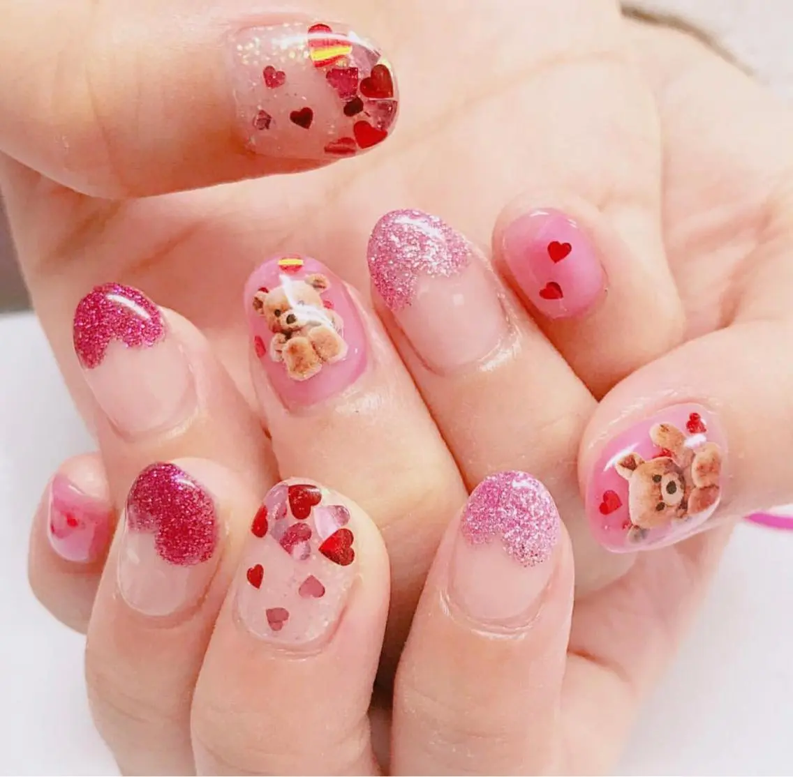 ネイル バレンタイン ネイリスト CHIAKIのネイルデザイン