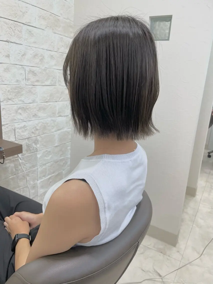 カット＋髪質向上プロカラーの写真
