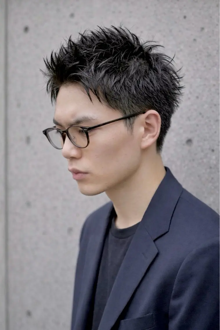 ショート メンズ ビジネス スパイキーショート ショートヘア カット 🌞塙　湧貴🌞 スパイキーショートのヘアスタイル