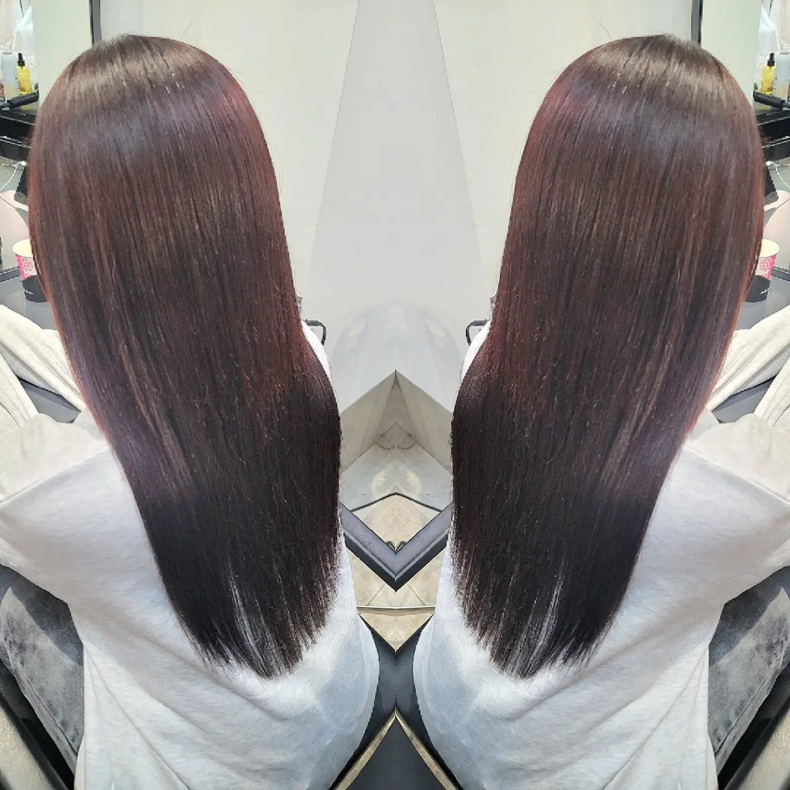 カット✂️➕️🌈最高級イルミナorアディクシー🌈➕️りんご幹細胞培養液Tr🍎➕️超音波アイロン➕️ナノスチーム🍀の写真