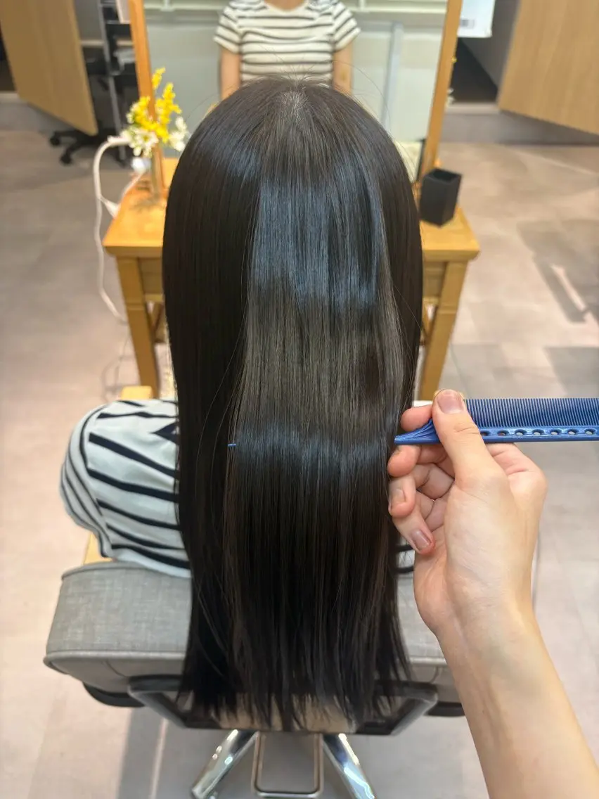 ロング カラー トリートメント ヘアカラー トリートメント ヘッドスパ ♦️個室快眠スパ♦️ / 西野 杏🫧のヘアスタイル