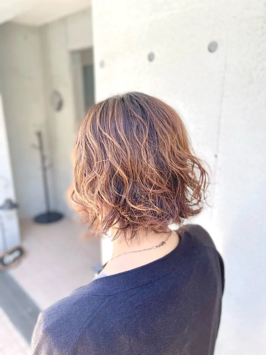 ショート パーマ デジタルパーマ カット ヘアカラー パーマ トリートメント ViaLa Hair 🌈すずきたくむ✂︎のヘアスタイル