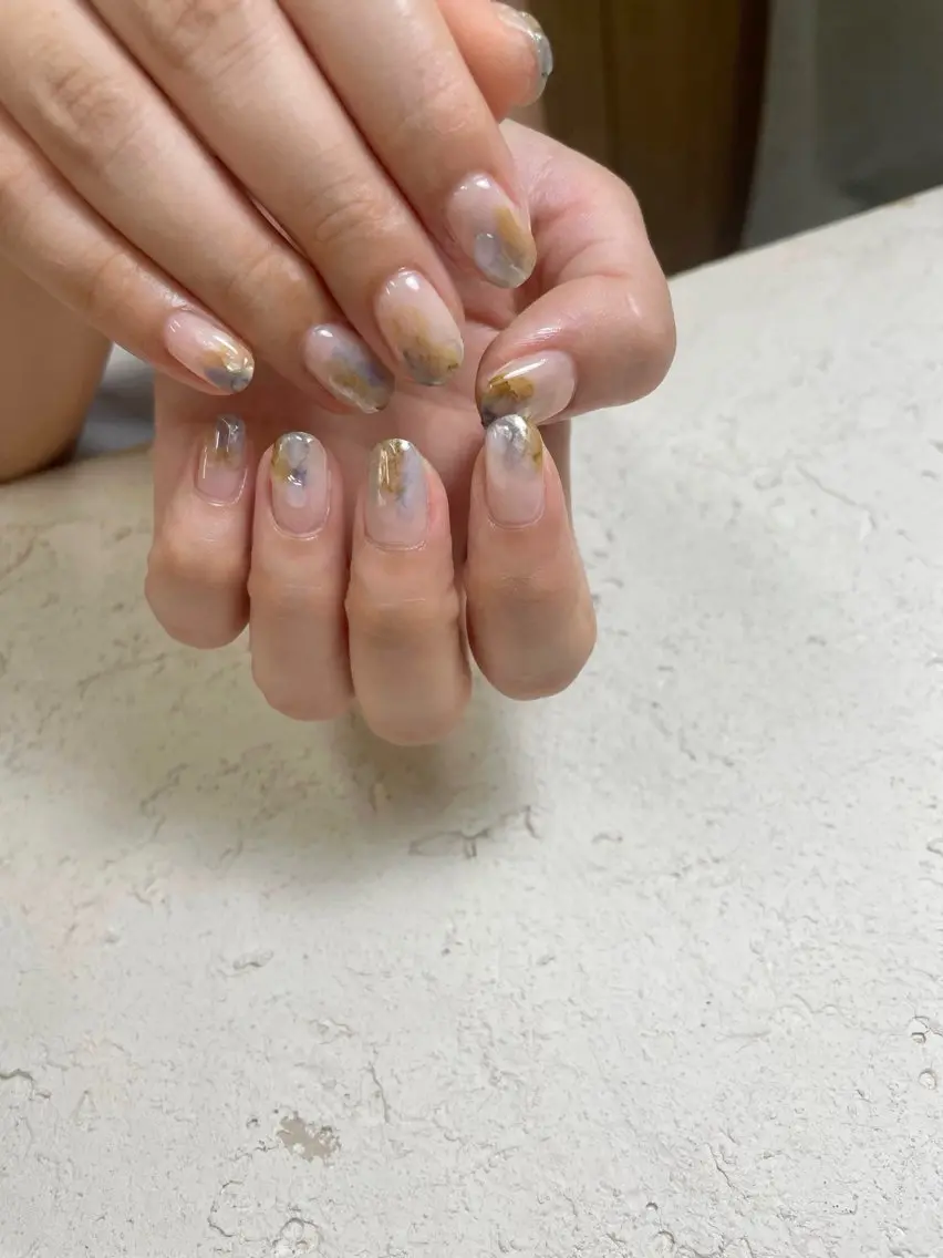 ネイル ハンドネイル nuás ニュアーズ  miaのネイルデザイン