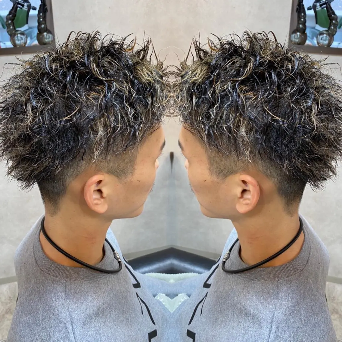 men's限定【デザインパーマ】似合わせカット✂️＋ツイストorスパイラルも🆗パーマ🦱の写真