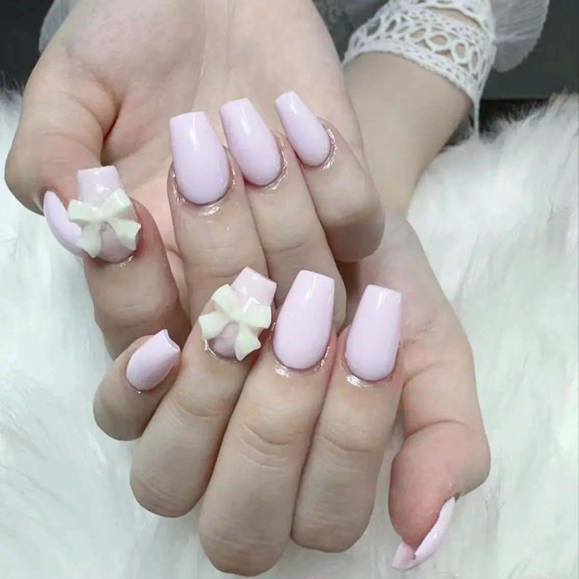 ネイル ハンドネイル 🎀nana🫧 ワンホンネイル🎀のネイルデザイン