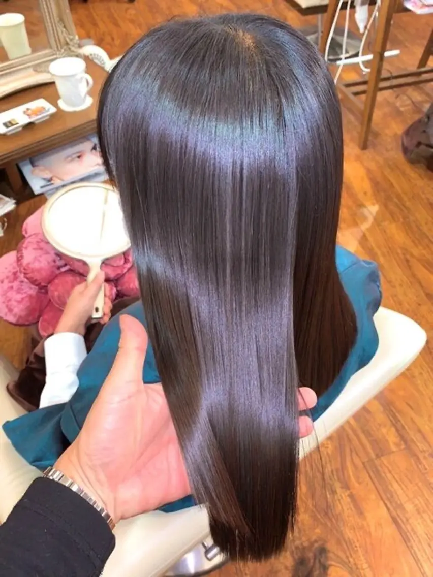ロング カラー 畑 龍司のヘアスタイル